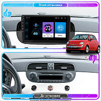 Al Штатная магнитола для Fiat Bravo II 2007-2014 экран 9" 1/16Gb Wi-Fi GPS Base Android