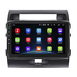 Lb Штатна магнітола для Toyota Land Cruiser 200 Series 2007-2012 екран 10" 2/32Gb Wi-Fi GPS Base Android, фото 2