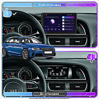 Al Штатна магнітола для Audi RS 4 III (B8) 2012-2015 екран 9" 4/64 Gb CarPlay 4G Wi-Fi GPS Prime Android