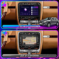 Al Штатная магнитола для Porsche Cayenne I (955) 2002-2007 экран 9" 1/16Gb Wi-Fi GPS Base Android