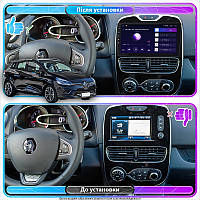 Lb Штатная магнитола для Renault Clio IV Рестайлинг 2016-2019 экран 10" 2/32Gb CarPlay 4G Wi-Fi GPS Prime