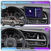 Al Штатна магнітола для Audi S4 IV (B8) Рестайлінг 2011-2015 екран 9" 4/64Gb CarPlay 4G Wi-Fi GPS Prime Android
