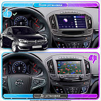 Al Штатна магнітола для Opel Insignia I Рестайлінг 2013-2017 екран 9" 4/64 Gb CarPlay 4G Wi-Fi GPS Prime Android