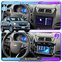 Al Штатная магнитола для Chevrolet Cobalt II Рестайлинг 2020-н.в. экран 9" 2/32Gb 4G Wi-Fi GPS Top Android