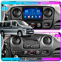 Al Штатная магнитола для Renault Master III 2010-2019 экран 10" 6/128Gb 4G Wi-Fi GPS Top Android