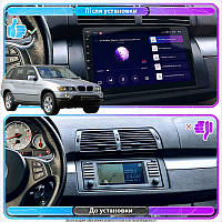 Al Штатная магнитола для BMW X5 I (E53) 1999-2003 экран 9" 2/32Gb CarPlay 4G Wi-Fi GPS Prime Android