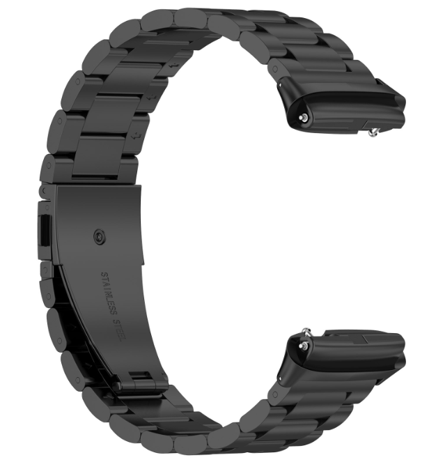 Ремінець DK Metal Fitlink Steel Watch Band для Xiaomi Redmi Watch 3 Active / 3 Lite (black)