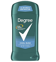 Чоловічий натуральний дезодорант антиресперант від Degree, Cool Rush Mens Deodorant Stick, стиковий, 74г