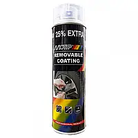 Краска жидкая резина MOTIP Removable coating Черная глянцевая аэрозоль 500 мл (04302)