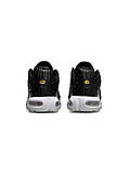 Жіночі кросівки Nike Air Max Plus Triple All Black White, фото 4
