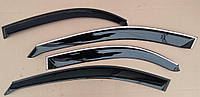 Дефлекторы окон AutoClover на авто Hyundai Elantra (Avante) 2006-2011 Ветровики Автокловер для Хюндай Элантра