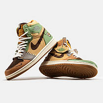Чоловічі Кросівки Air Jordan Retro 1 High x Zion Williamson Voodoo / Аїр Джордан 1 Зайон Вільямсон Високі, фото 6