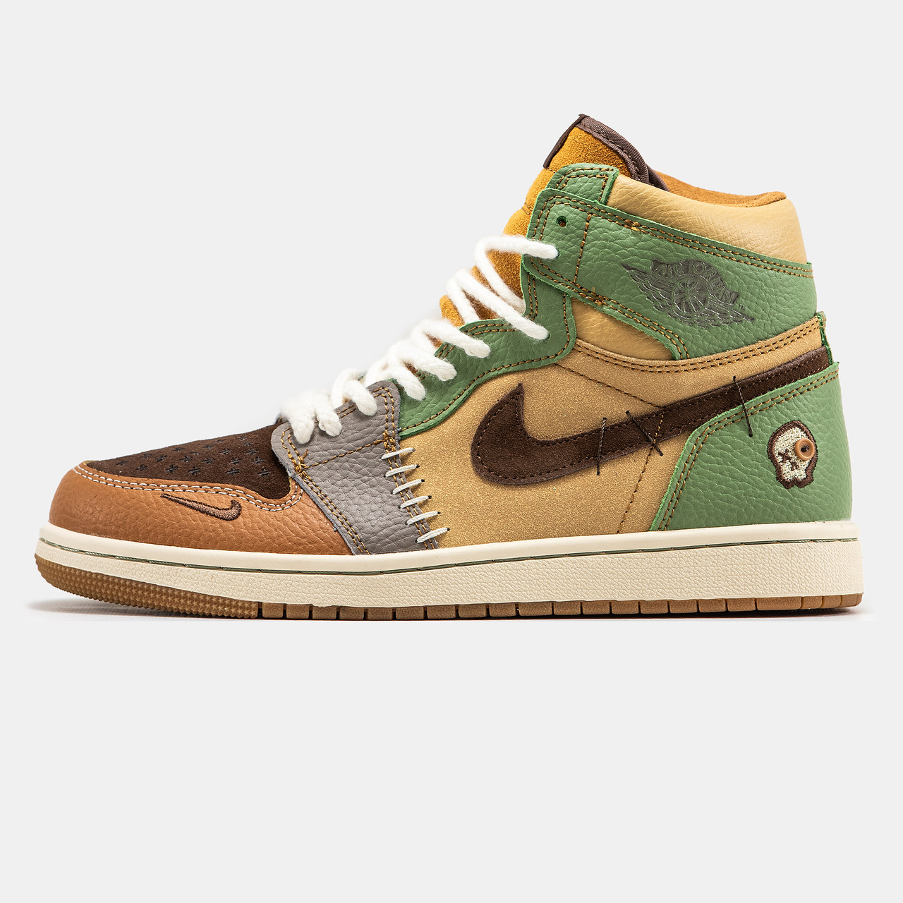 Чоловічі Кросівки Air Jordan Retro 1 High x Zion Williamson Voodoo / Аїр Джордан 1 Зайон Вільямсон Високі