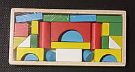Еко іграшка дерев'яні кубики будівельні блоки 26