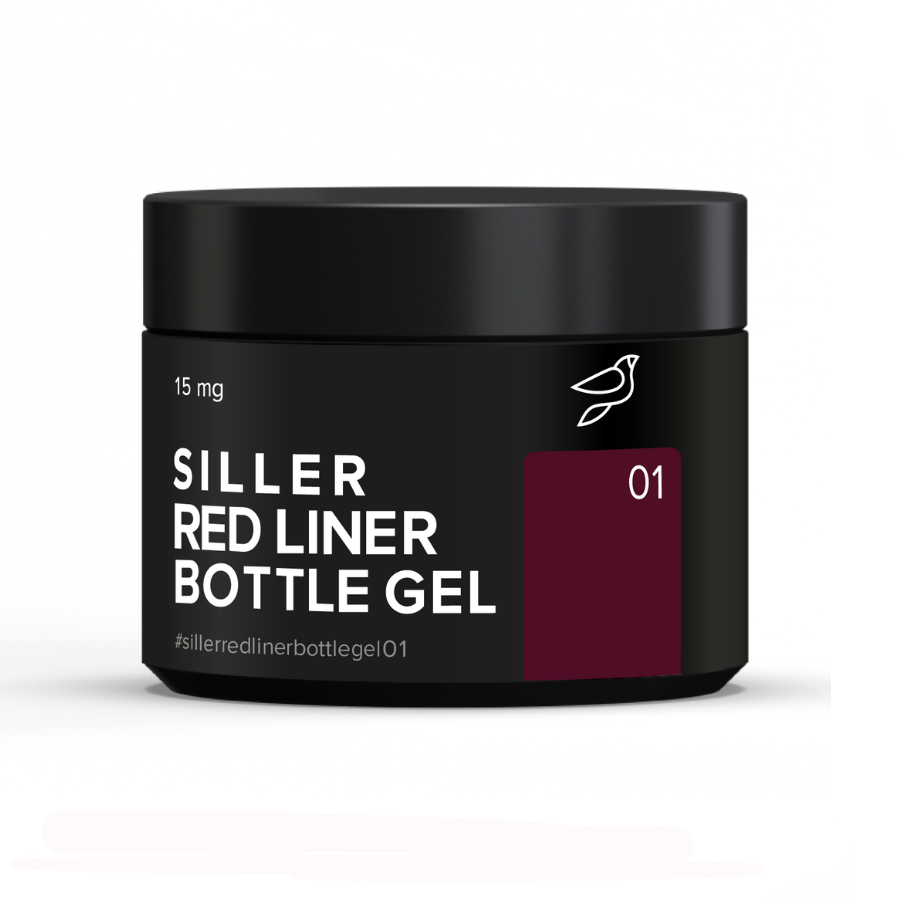Гель для нарощування нігтів Siller Red Liner Bottle Gel №01