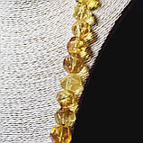 Буси та браслет 100% натуральний бурштин гранований (не прес, не плавка) вага 95 г, фото 3