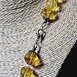 Буси та браслет 100% натуральний бурштин гранований (не прес, не плавка) вага 95 г, фото 4