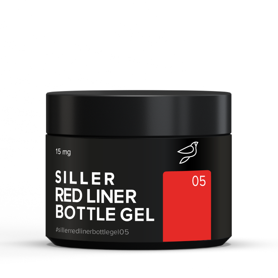 Гель для нарощування нігтів Siller Red Liner Bottle Gel №05