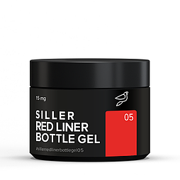 Гель для нарощування нігтів Siller Red Liner Bottle Gel №05
