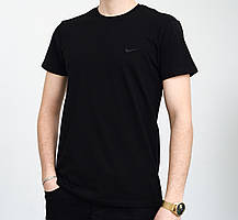 Чоловіча футболка Nike (вишивка) чорний+чорний