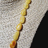 Намисто 100% натуральний бурштин вага 14г довжина 49 см, фото 2