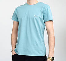 Чоловіча футболка Nike (вишивка) бірюза