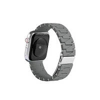 Ремінець Silicone-steel buckle для Apple Watch 38/40/41mm Grey