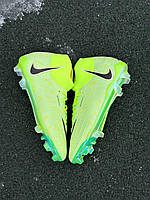 Детские Футбольные Бутси Nike Phantom Luna Light Green