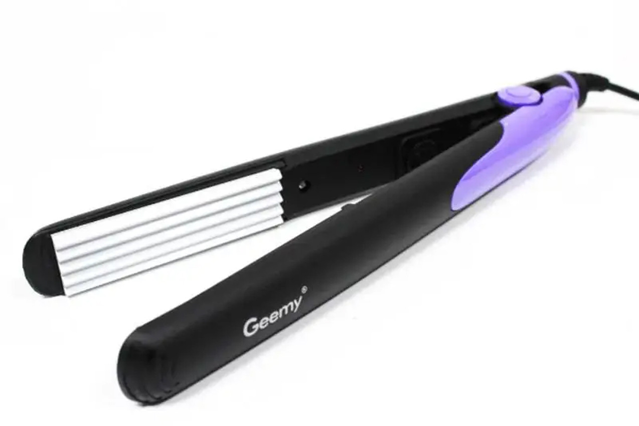 Плойка щипці гофре для волосся Geemy GM-1953, 30W