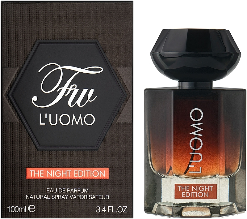 Парфумована вода Fragrance World L'Uomo The Night Edition для чоловіків — edp 100 ml