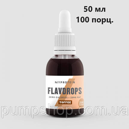 Підсолоджувач нуль калорій MyProtein FlavDrops 50 мл (100 порц.) (уцінка термін по 2.24) шоколад, фото 2