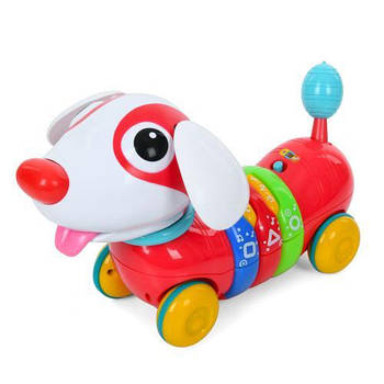 Іграшковий песик зі звуком і музикою LSC99 Ігрова тварина їздить і світиться