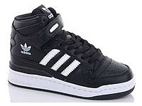 Хайтопы (кроссовки завышенные) Adidas, черные, 32, 33, 34, 36, 37, 38 р.