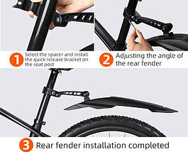 Велосипедні крила WEST BIKING на MTB 26-29", фото 6