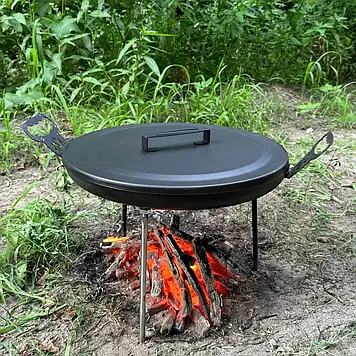 Комплект сковорода із диска SDR-50K з кришкою