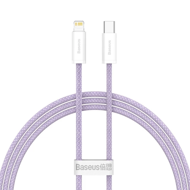Кабель зарядний Baseus Dynamic Series USB-C to Lightning 1m Purple (CALD000005)