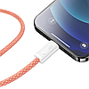 Кабель зарядний Baseus Dynamic Series USB-C to Lightning 1m Orange (CALD000007), фото 9