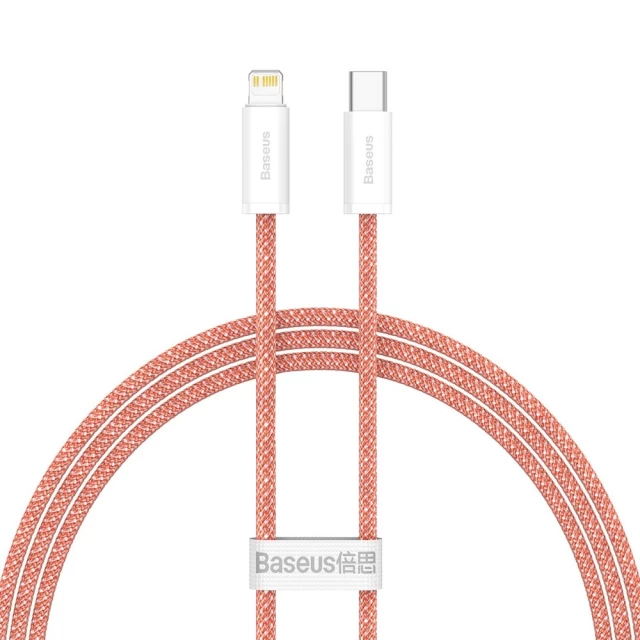 Кабель зарядний Baseus Dynamic Series USB-C to Lightning 1m Orange (CALD000007)