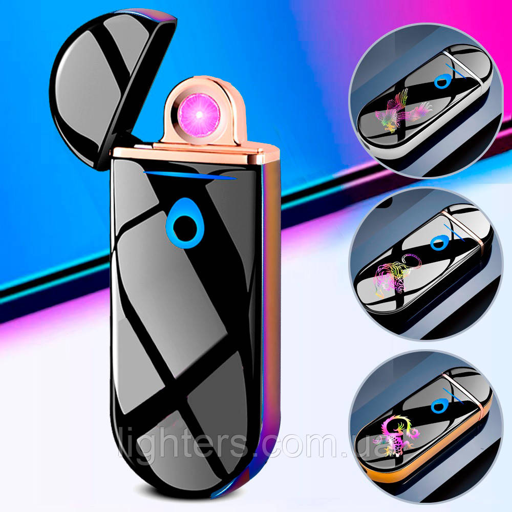 Електроімпульсна запальничка USB у подарунковому пакованні LG-569H