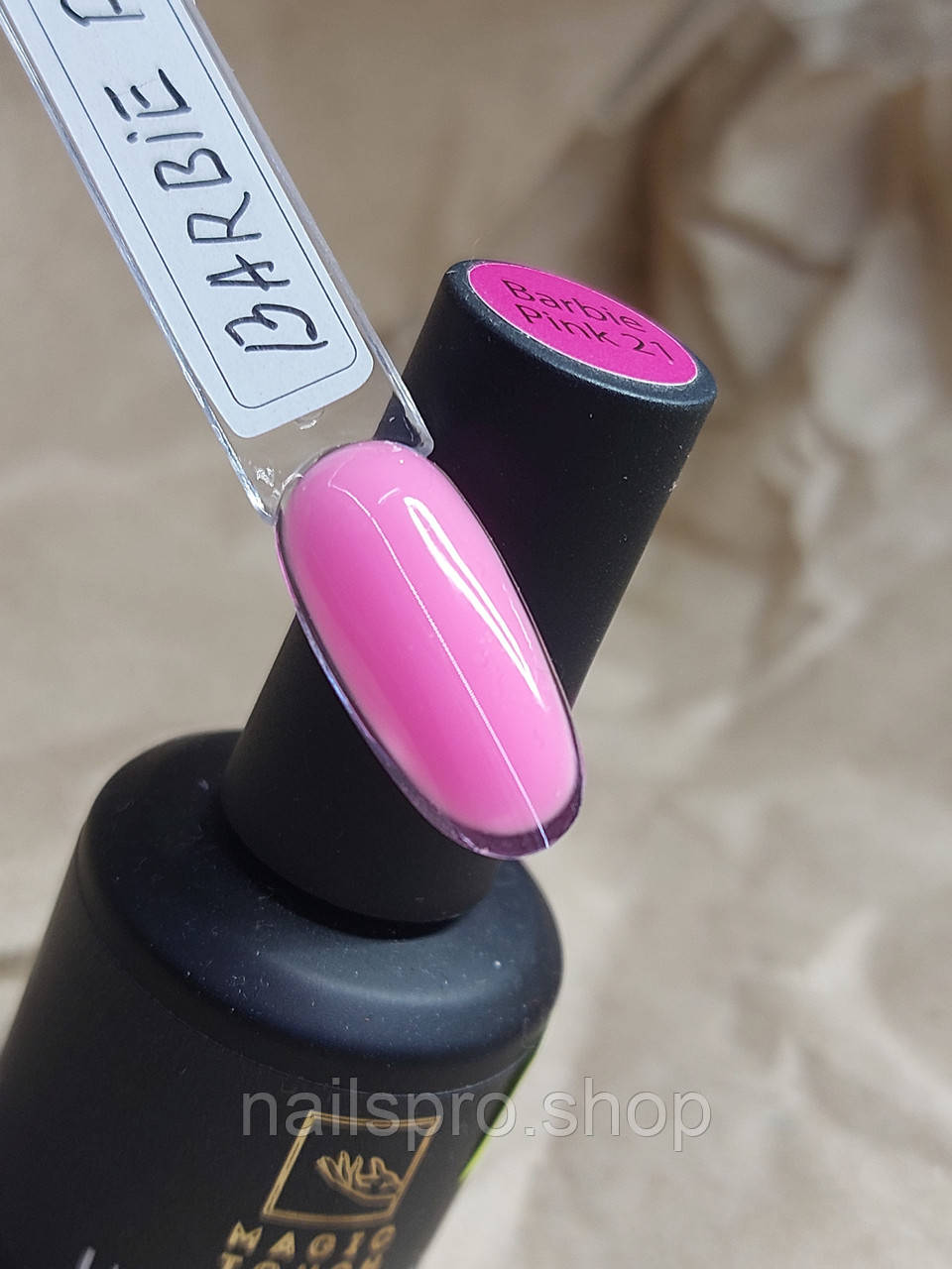 Кольорова база COLOR BASE/ RUBBER Barbie Pink 21 15 мл, фото 1