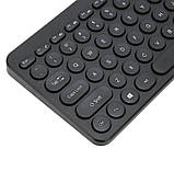 Набір бездротова клавіатура та мишка Wireless 902 8887, чорний, фото 3