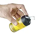 Набір із 2 пляшок із дозатором для олії й оцту 12х6х14.5 см/2х170 мл зі скла Fissman, фото 4