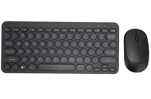 Набір бездротова клавіатура та мишка Wireless 902 8887, чорний, фото 1