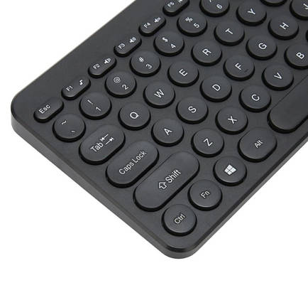 Набір бездротова клавіатура та мишка Wireless 902 8887, чорний, фото 3