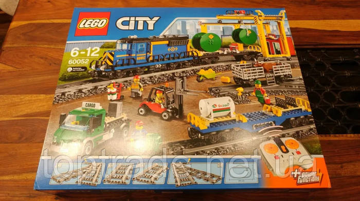 Конструктор Lego City 60052 Cargo Train Вантажний поїзд Power Functions ...