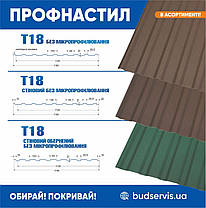 Профнастил Т-18 (2-ст) МАТ RAL, фото 6
