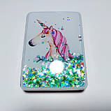 Дзеркало косметичне кишенькове прямокутне з пересипом, фото 3