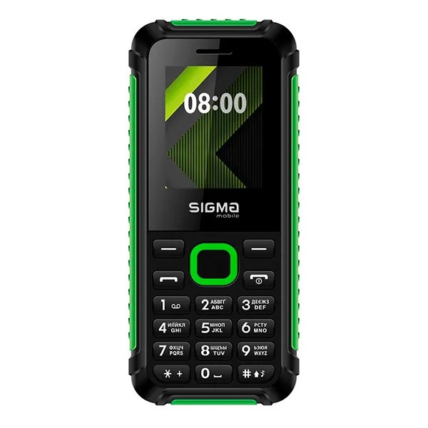 Мобільний телефон Sigma mobile X-Style 18 Track Black/Green, фото 1