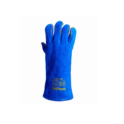 Рукавички 4508 краги зварювальні з підкладкою р.10(XL) синій ДКГ, фото 1
