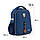 Рюкзак шкільний каркасний Kite College Line boy K24-555S-4 35x26x13 см 798 г синій, фото 3